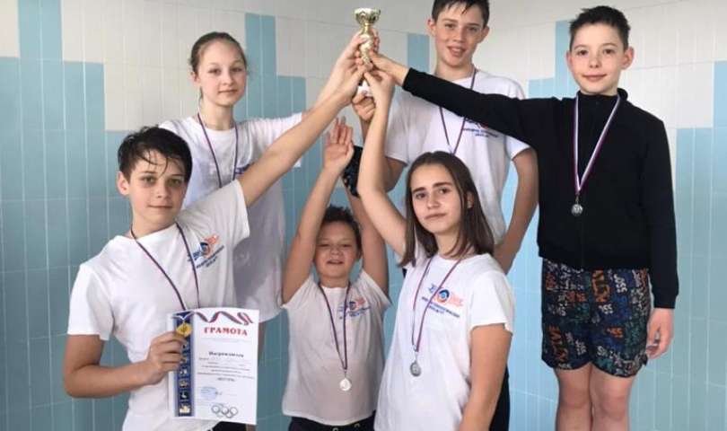 Команда пловцов ГБОУ «ИТШ № 777» приняла участие в первом открытом турнире по прикладному плаванию «ШТУРМ»